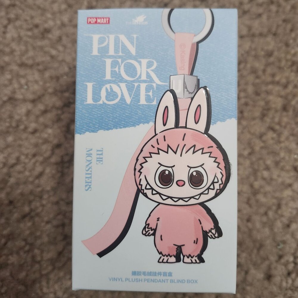 LABUBU BLIND BOX PIN FOR LOVE AUTHENTIC REAL
